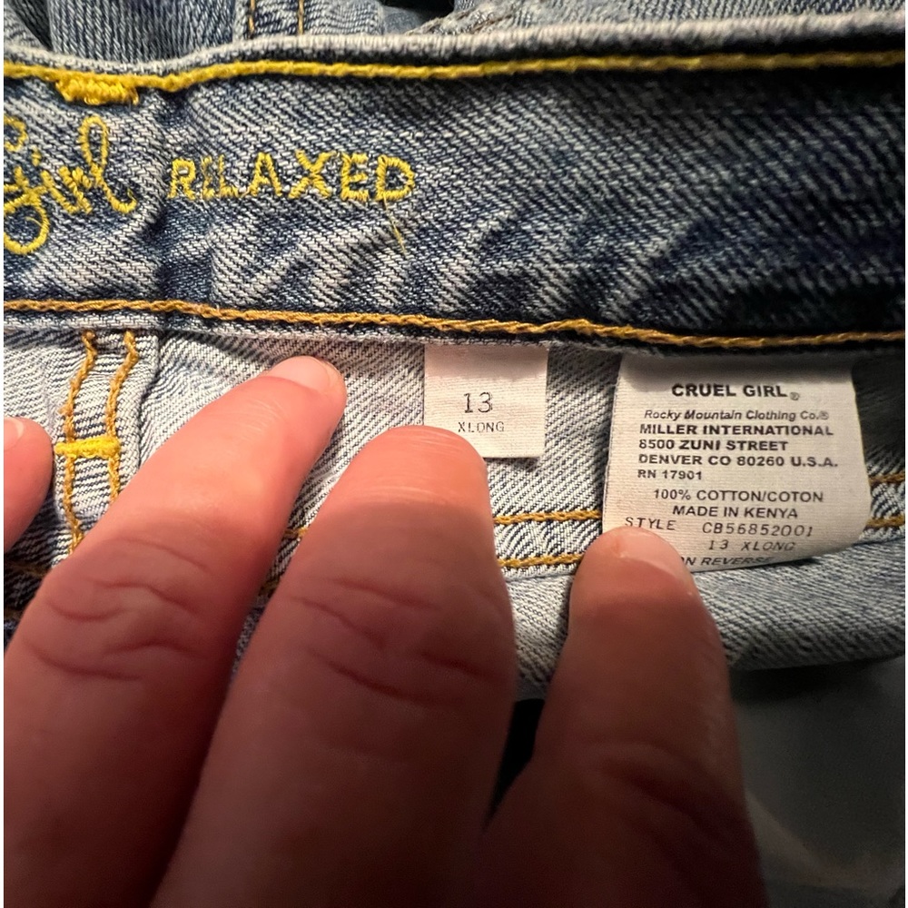 Cruel Girl Relaxed Jeans 13XLong